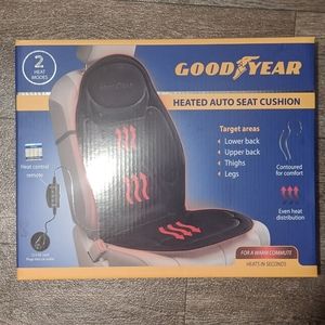 Goodyear 12V Heated Auto Car Seat Cushion Warmer